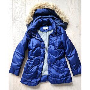 Andrew Marc New York Down Puffer Jacket Genuine Fur Hood Sz S